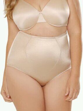 NEW Bali Firm Control Shaping Brief High Waist Tummy Control Nude L